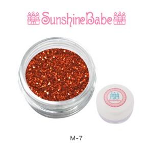 Sunshine Babe 글리터 파우더 4g M-7 오렌지