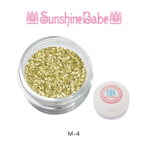 Sunshine Babe 글리터 파우더 4g M-4 화이트 골드
