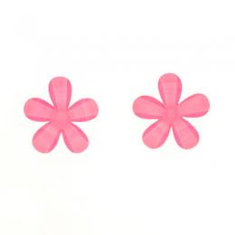 SARURU DB-1707 2개 다섯 꽃 16mm 핑크