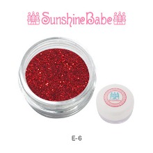 Sunshine Babe 글리터 파우더 2g E-6 레드
